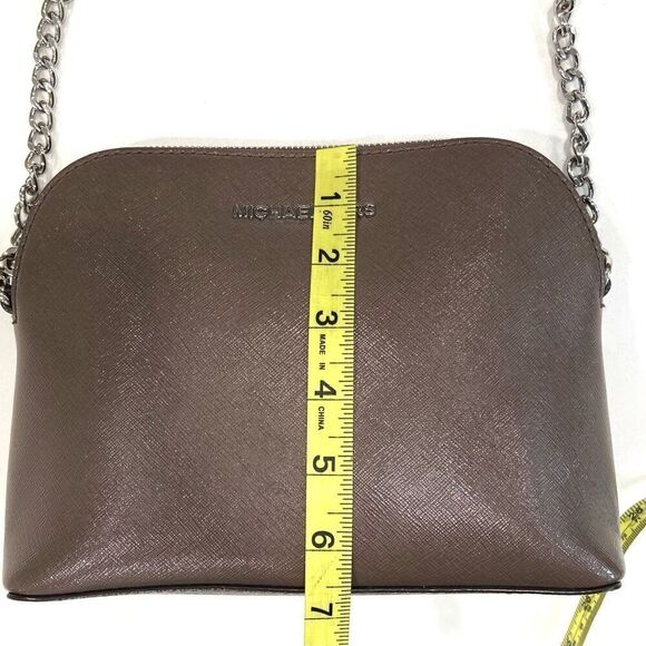 MICHAEL KORS Saffiano Leather Dome Crossbody - Picture 15 of 16